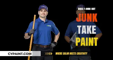 Does 1-800-GOT-JUNK Accept Paint for Disposal?