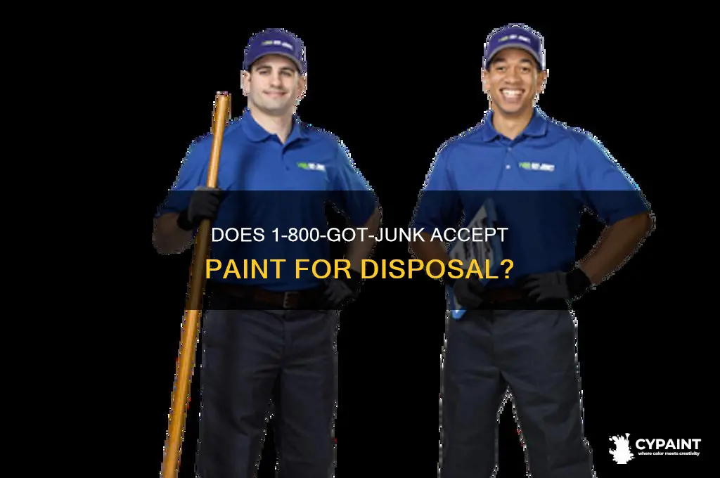 does 1-800 got junk take paint