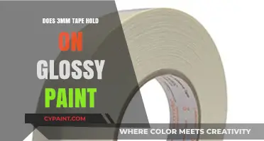 Testing 3mm Tape's Adhesion on Glossy Paint: Does It Hold Strong?