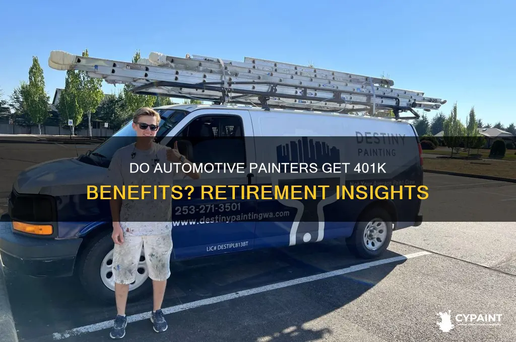 does a automotive painter have a 401k
