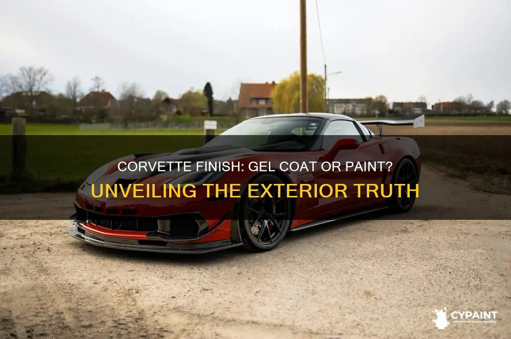 does a covette have gel coat or paint