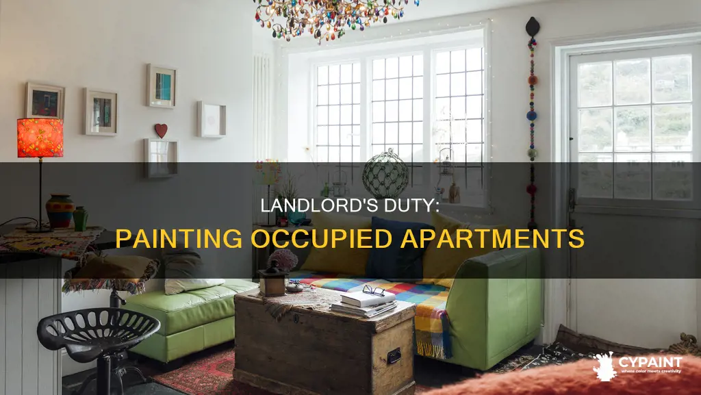 does a landlord have to paint an occupied apartment