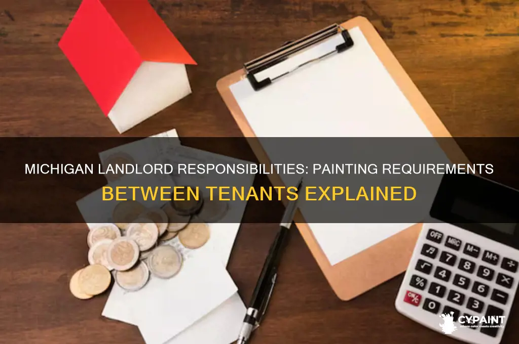 does a landlord have to paint between tenants in michigan