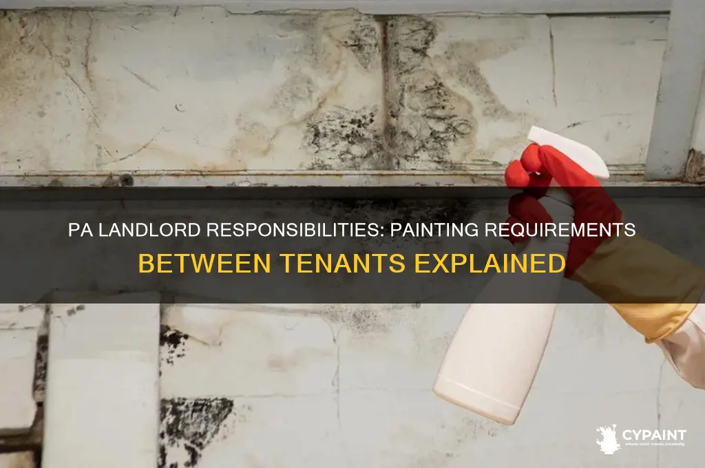 does a landlord have to paint between tenants in pa