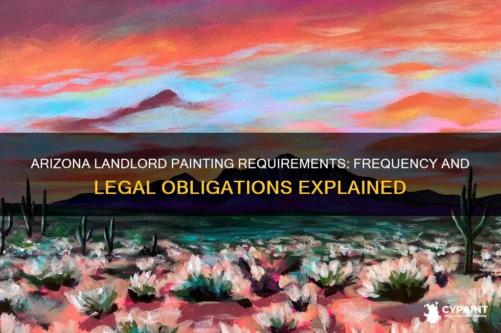 does a landlord have to paint every thr arizonaee years