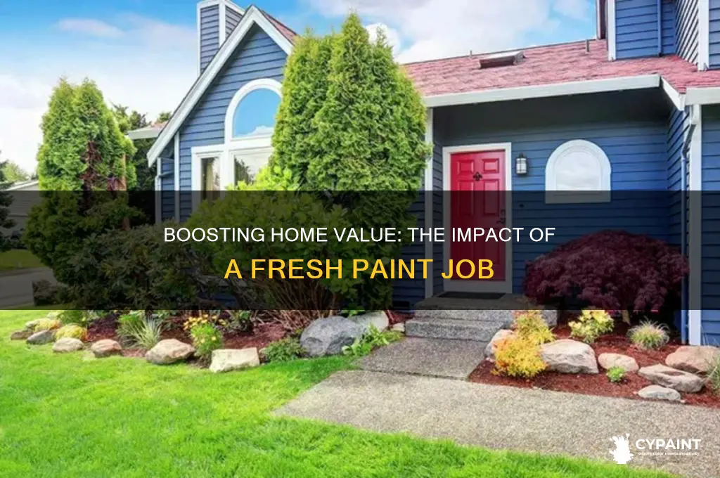 does a new paint job increase home value