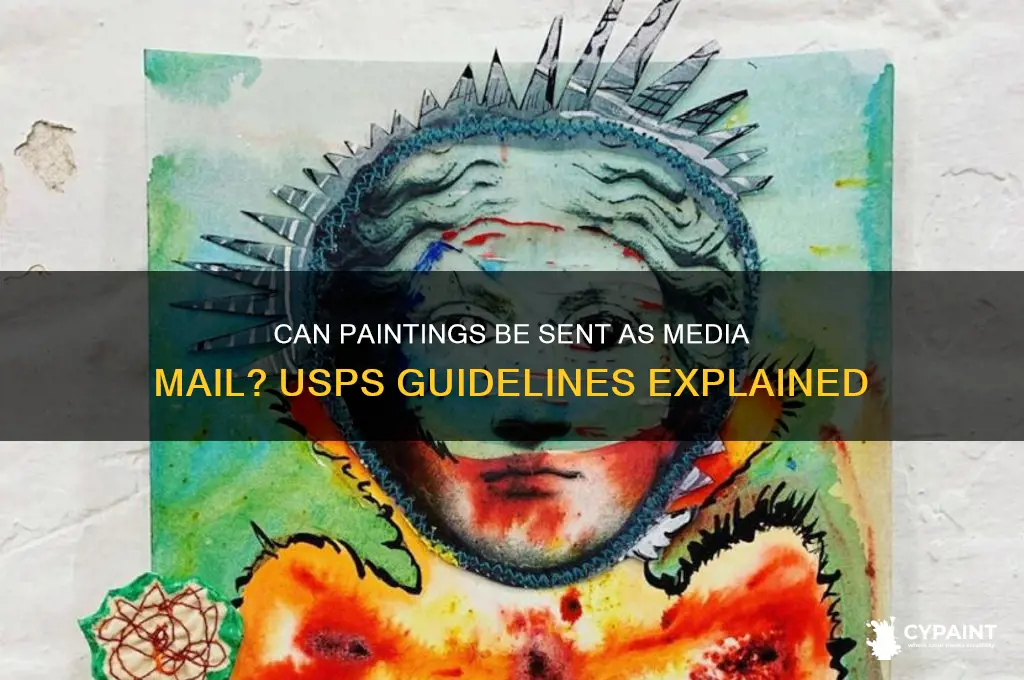 does a painting count as media mail