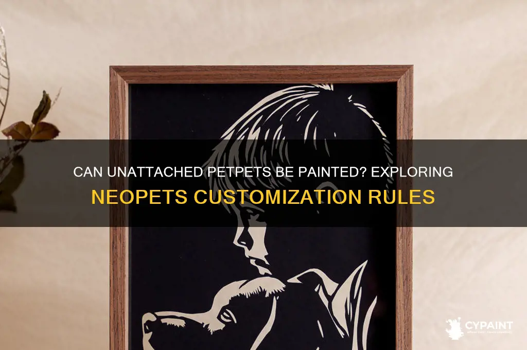 does a petpet have to be attached to be painted