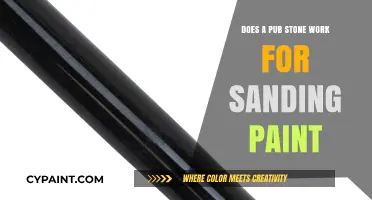 Does a Pub Stone Effectively Sand Paint? A Practical Guide