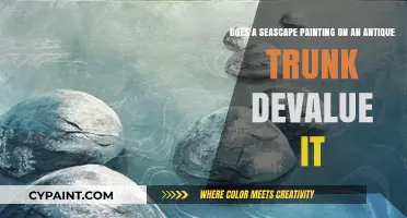 Seascape Art on Antique Trunks: Devaluation or Unique Charm?