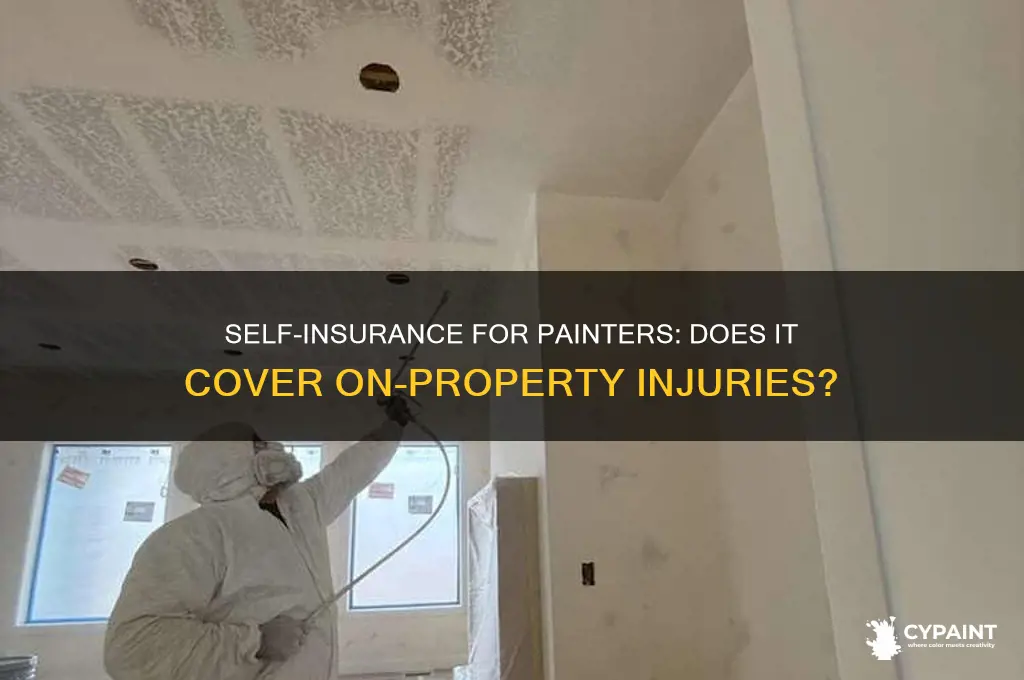 does a self insurance painter cover injury on their property