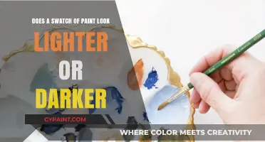 How Paint Swatches Appear Lighter and Darker