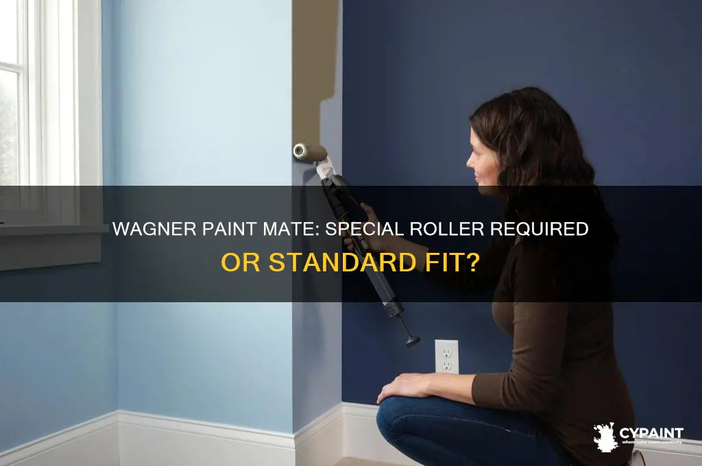 does a wagner paint mate take a special paint roller