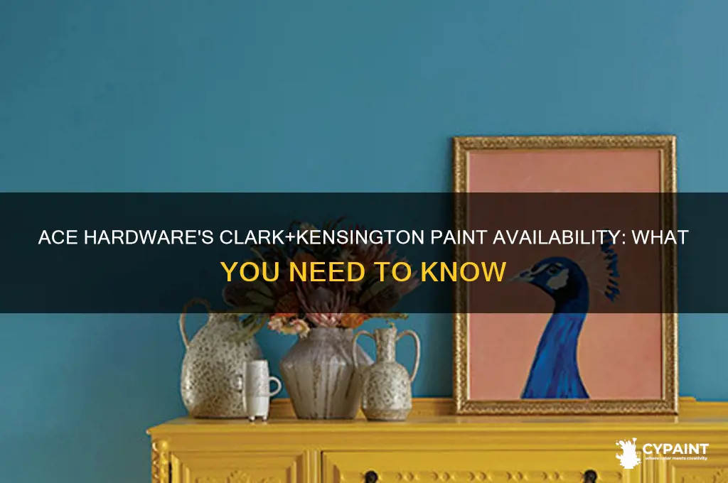 does ace hardware carry clark kensington paint
