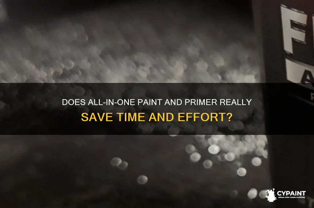 does all in one paint and primer work