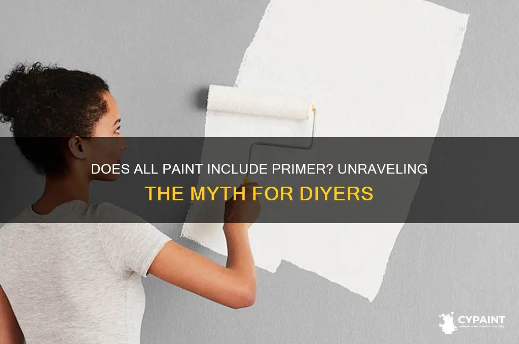 does all paint have primer in it