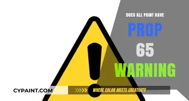 Does All Paint Require a Prop 65 Warning Label?