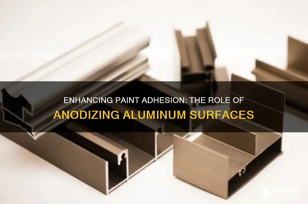 does anodize improve paint adhesion on aluminum
