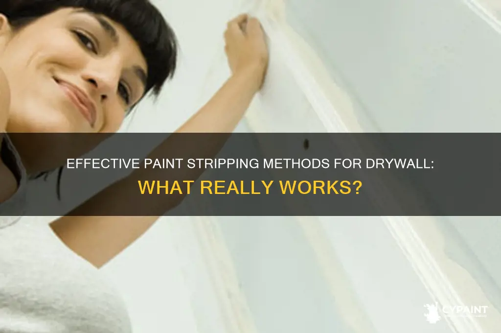 does any paint stripped work on drywall