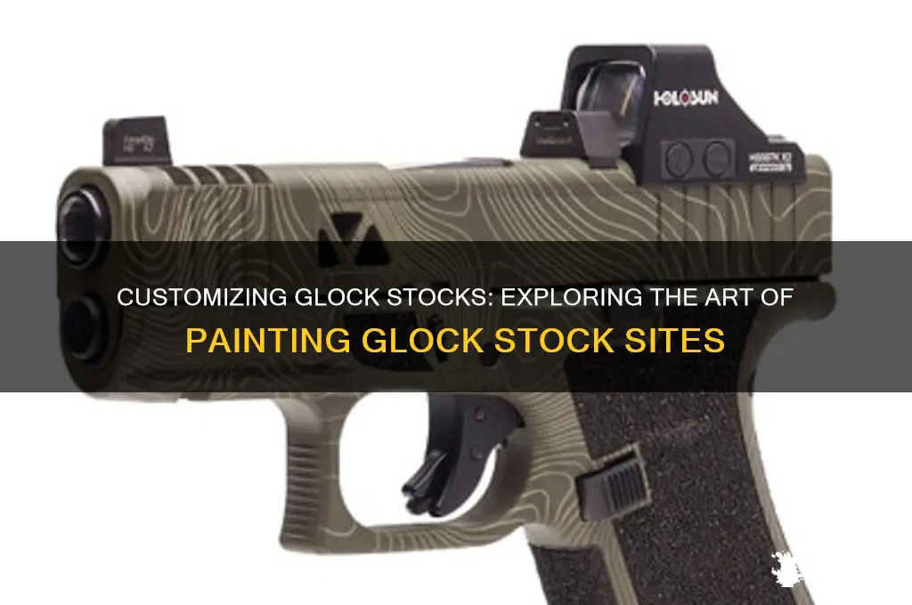 does anyone paint the glock stock sites