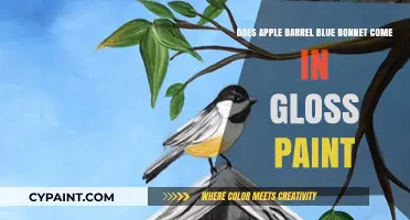 Explore Blue Bonnet Gloss Paint Options in Apple Barrel