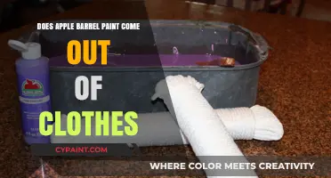 Removing Apple Barrel Paint Stains from Clothes: Tips and Tricks