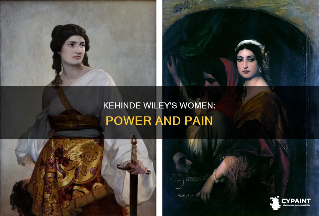 does artist kehinde wiley paint woem holding severed head