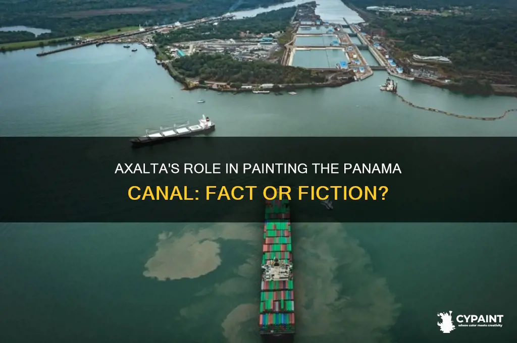 does axalta supply paint for the panama canal