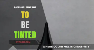 Can Base 1 Paint Be Used Without Tinting? Find Out Here