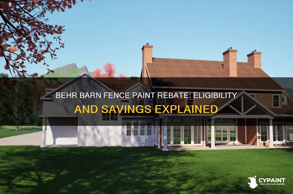 does behr barn fence paint qualify for rebate