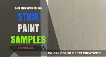 Behr Peel and Stick Paint Samples: Are They Available?