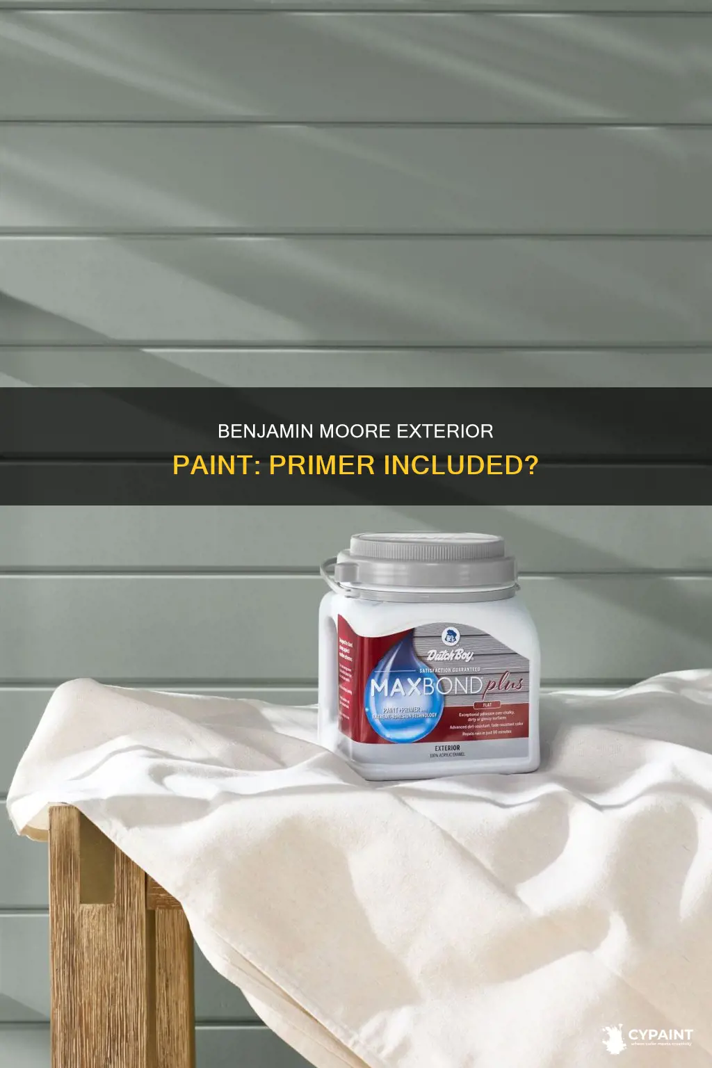 does benjamin moore exterior paint have primer in it