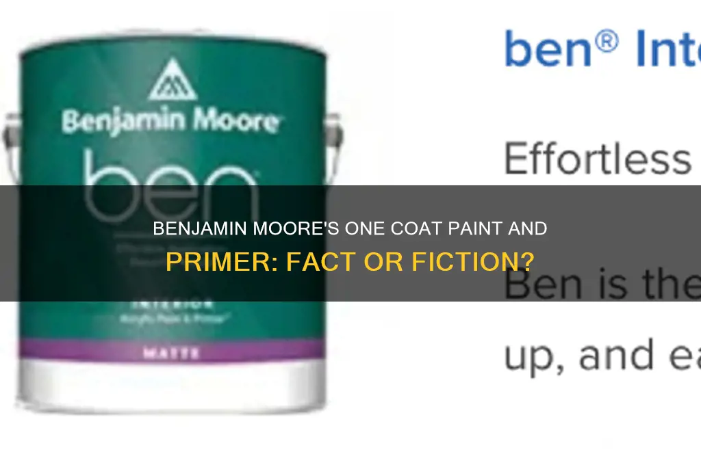 does benjamin moore have a one coat paint and primer