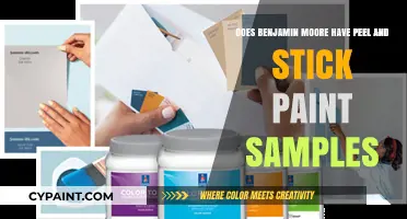 Peel-and-Stick Paint Samples: A Benjamin Moore Innovation