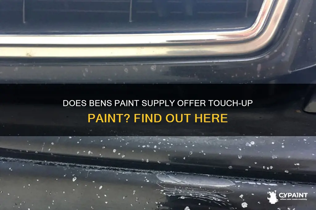 does bens paint supply have touch up paint