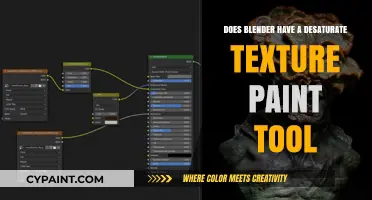 Blender's Texture Paint Tool: Desaturating Textures Made Easy or Not?