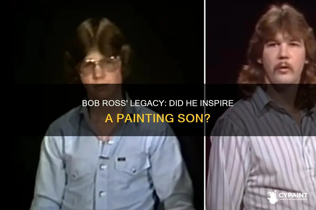 does bob ross have a son that paints