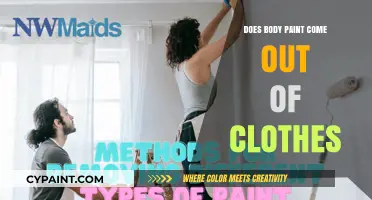 Removing Body Paint Stains from Clothes: Tips and Tricks for Success