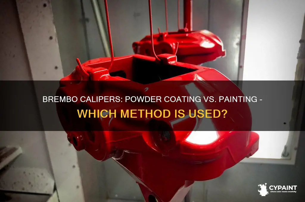 does brembo powder coat or paint calipers