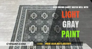 Matching Browns and Grays: Carpet and Paint Color Harmony