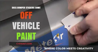 Removing Bumper Stickers: Safely Preserving Your Vehicle's Paint Finish