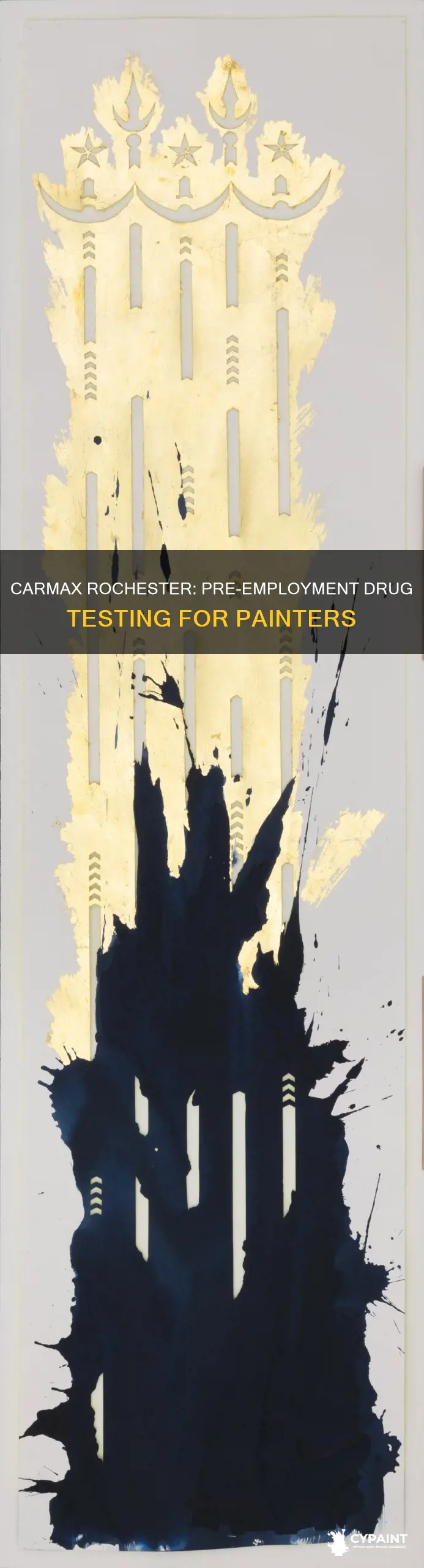 does carmax rochester painter p re-employment drug test