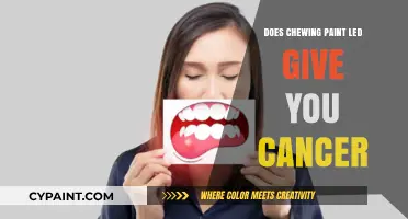 Chewing Paint Chips: Uncovering the Cancer Risk and Health Hazards