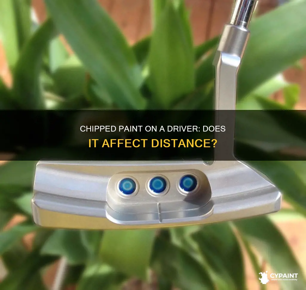 does chipped paint on a driver hurt distance golf