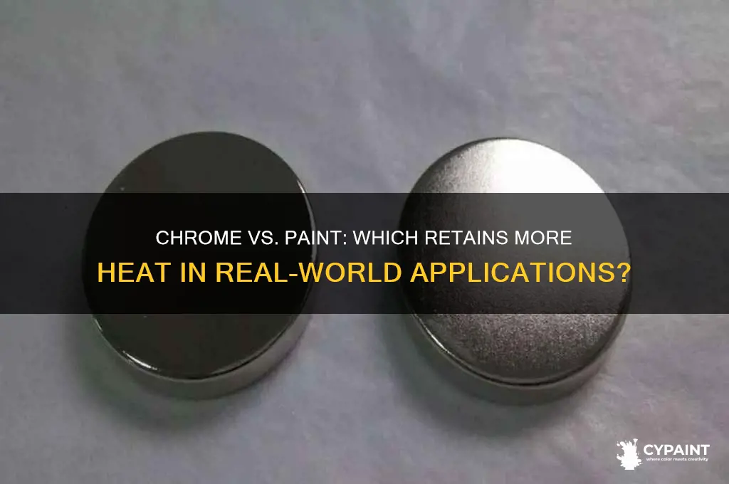 does chrome hold more heat than painted