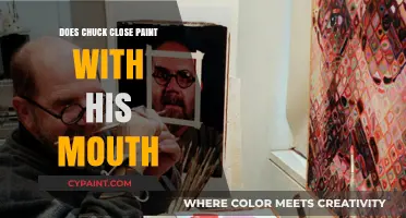 Does Chuck Close Paint with His Mouth? Unveiling the Artist's Technique