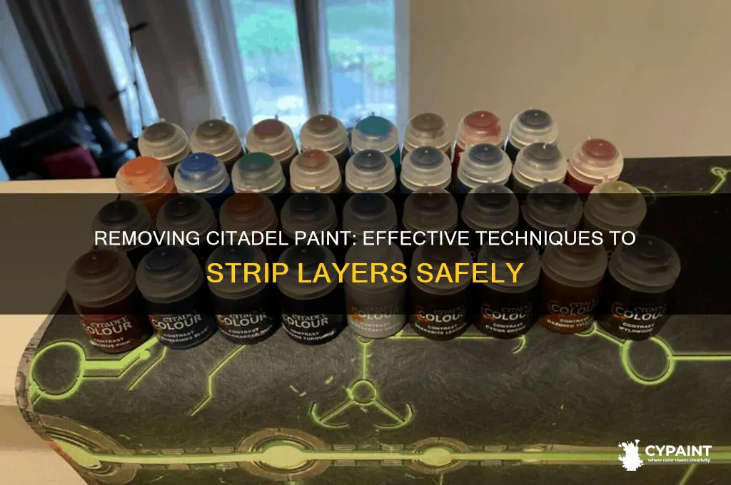 does citidel paint come off with layers