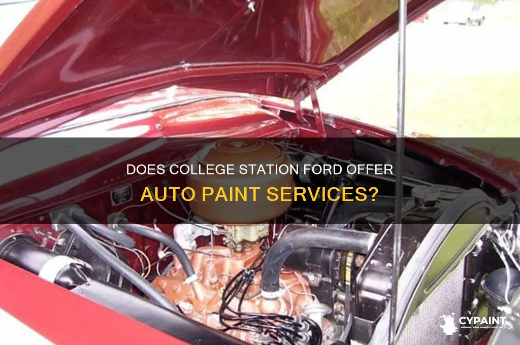 does college station ford have a paint department