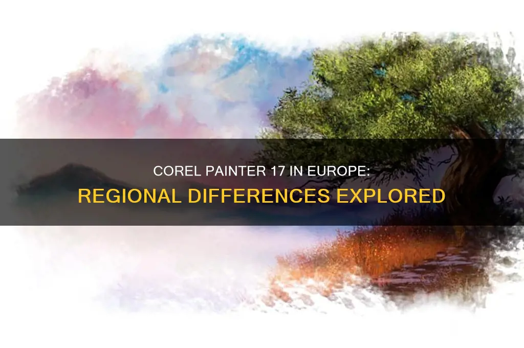 does corel painter 17 work differently in europe