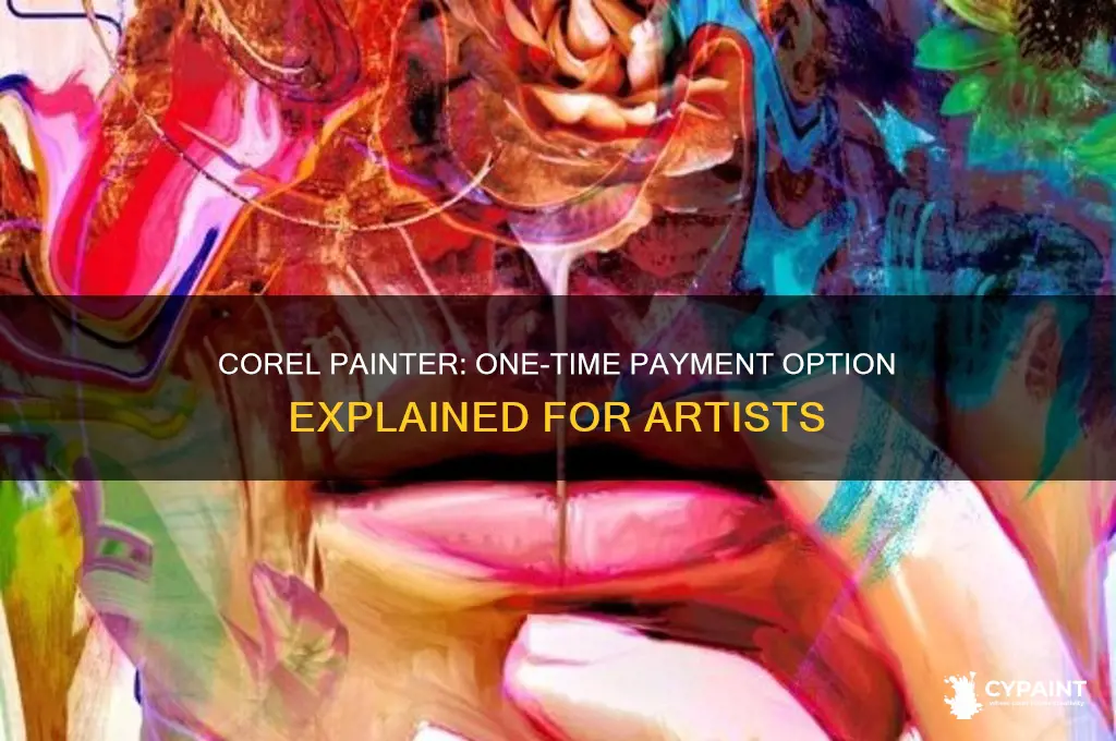 does corel painter have one time payment